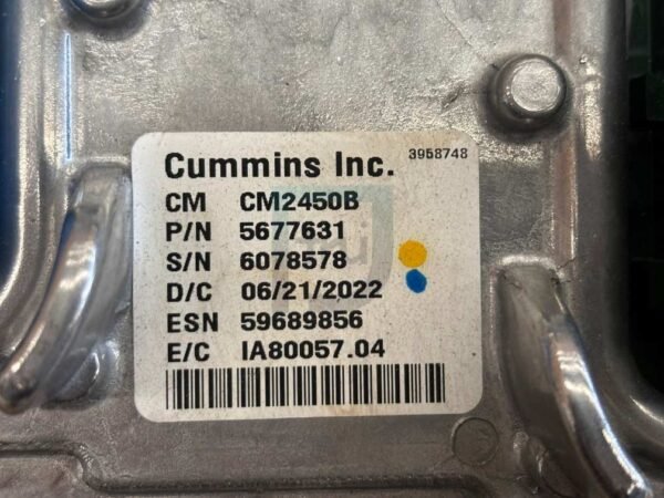 5677631 CM2450B Electric control module - Image 3