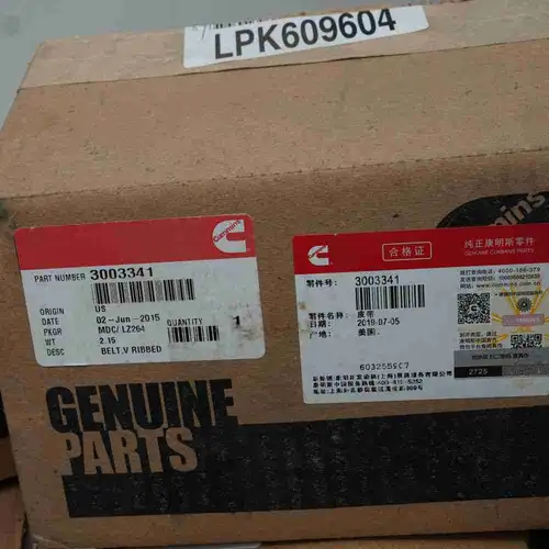 3003341 5413001 KTA19 Poly V Belt - Image 2