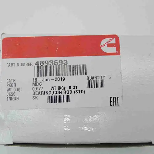 4893693 6BT ISB QSB Connecting Rod Bearing - Image 3
