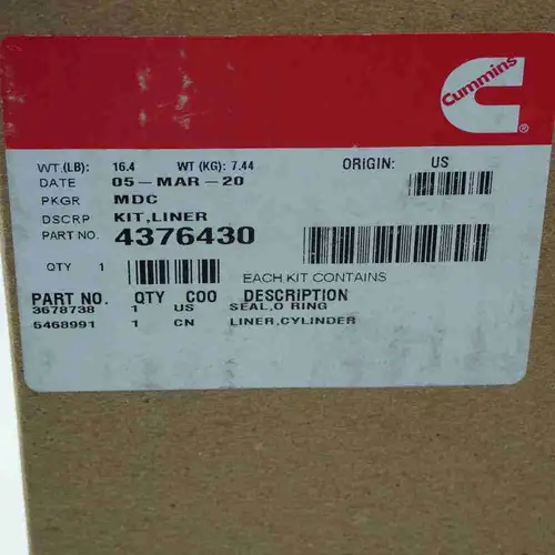 4376430 5468991 ISX QSX Cylinder Liner - Image 3