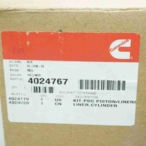 4024767 4009220 KTA19 K19 Cylinder Liner - Image 4