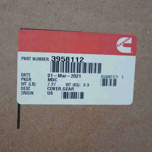 3958112 6CT ISL QSL Gear Housing Cover - Image 2