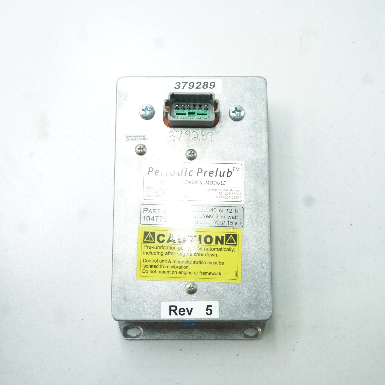 4372840 2886478 104776 QSK60-G Lubrication Motor Module - Image 2