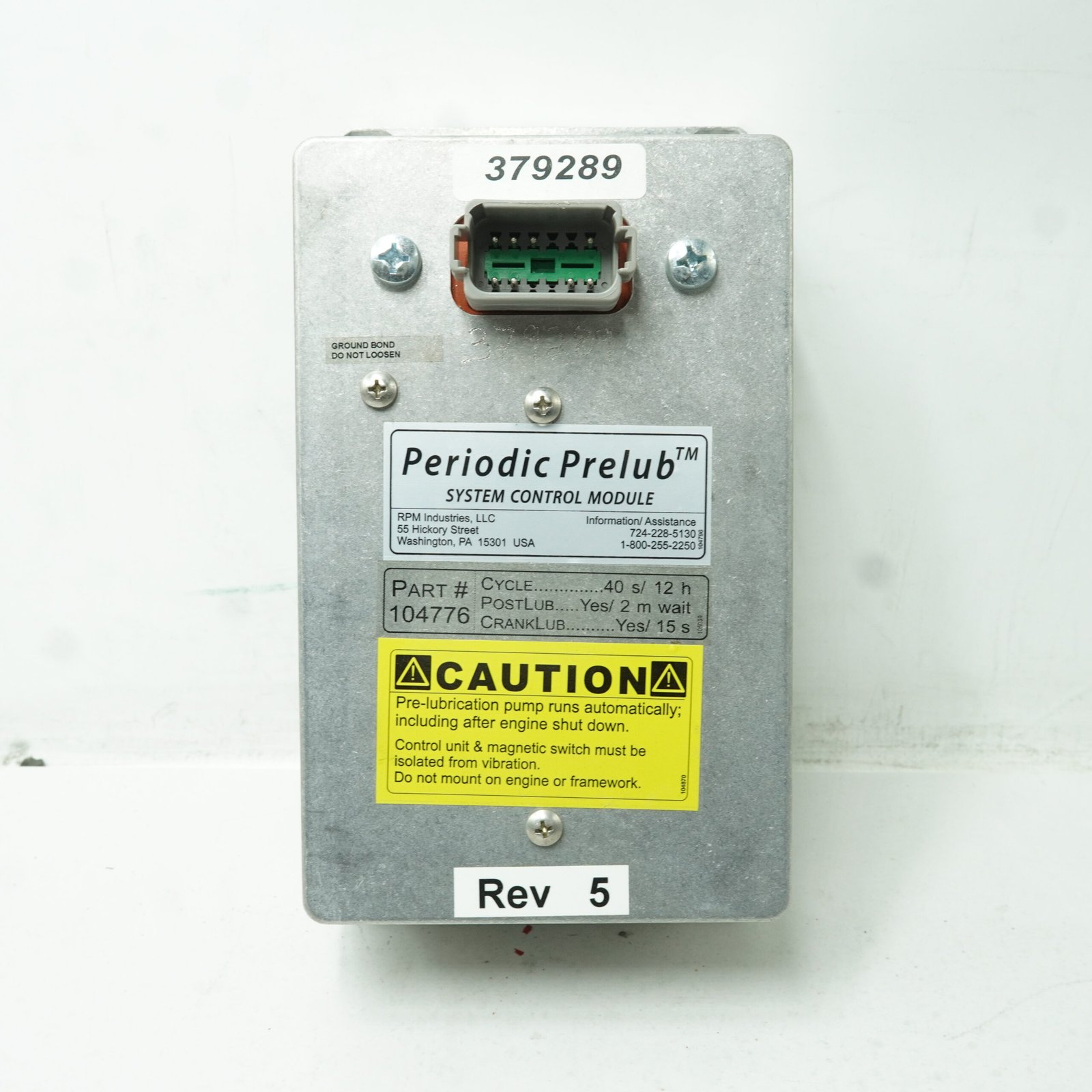 4372840 2886478 104776 QSK60-G Lubrication Motor Module - Image 5