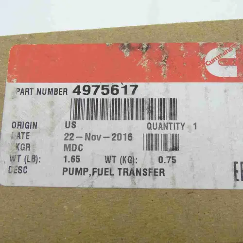 4295249 4975518 4975617 QST30 Electronic Fuel Transfer Pump - Image 2