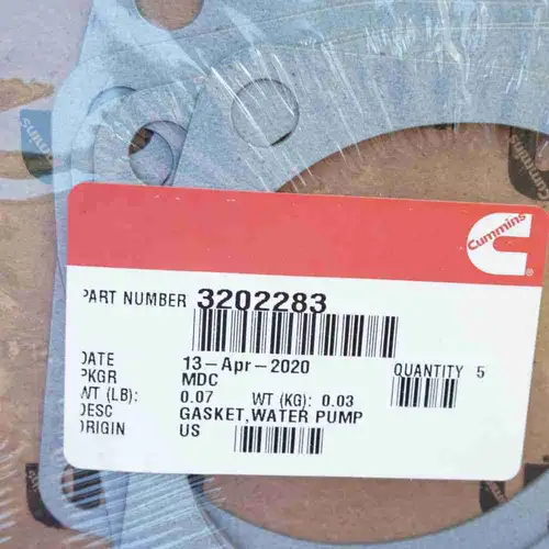 3202283 KTA19 QSK K19 Water Pump Gasket - Image 2