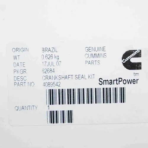 4089542 ISM QSM Rear Crankshaft Oil Seal - Image 2