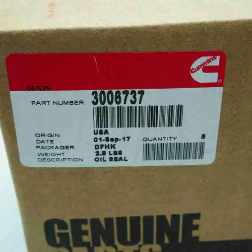 3006737 NT855 Rear Crankshaft Oil Seal - Image 2