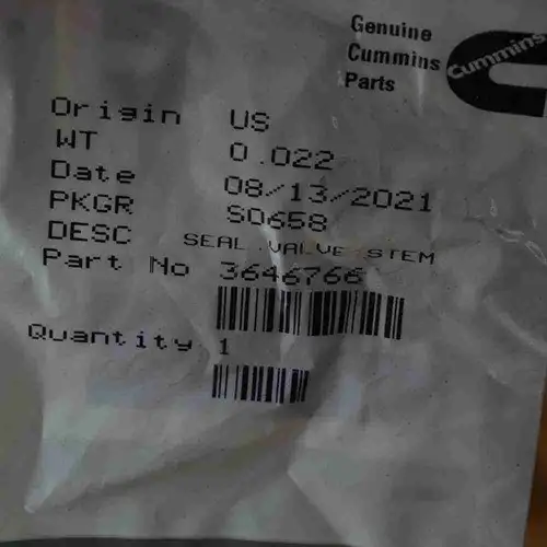 3646766 4917961 QSK45 QSK60 Valve Stem Seal - Image 2