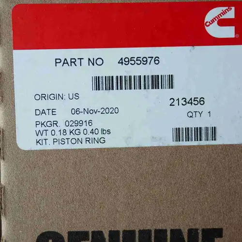 4955976 K19 K38 K50 Piston Ring - Image 3