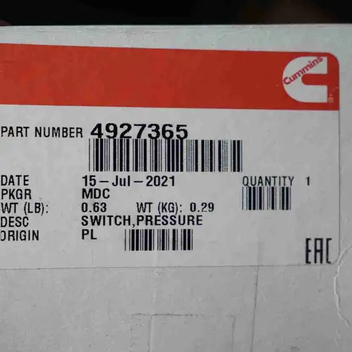 4927365 4099176 QSK Pressure Sensor - Image 2