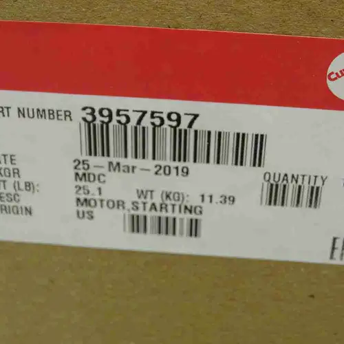 3957597 428000 QSC QSL Starter Motor - Image 2