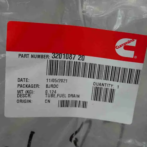 3201087 KTA19 K19 Fuel Supply Pipe - Image 2