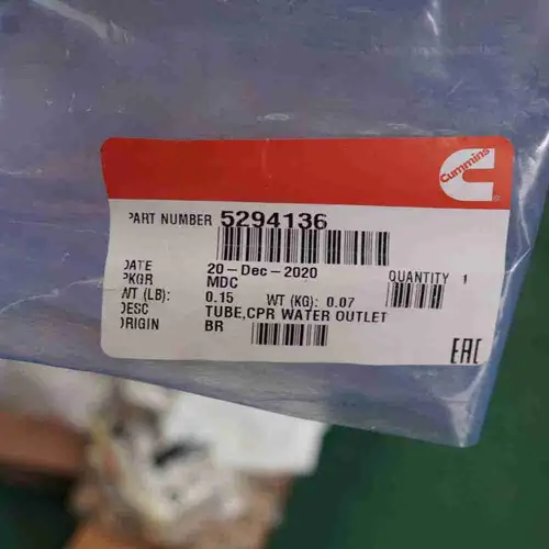 5294136 Air Compressor Water Outlet Pipe - Image 2