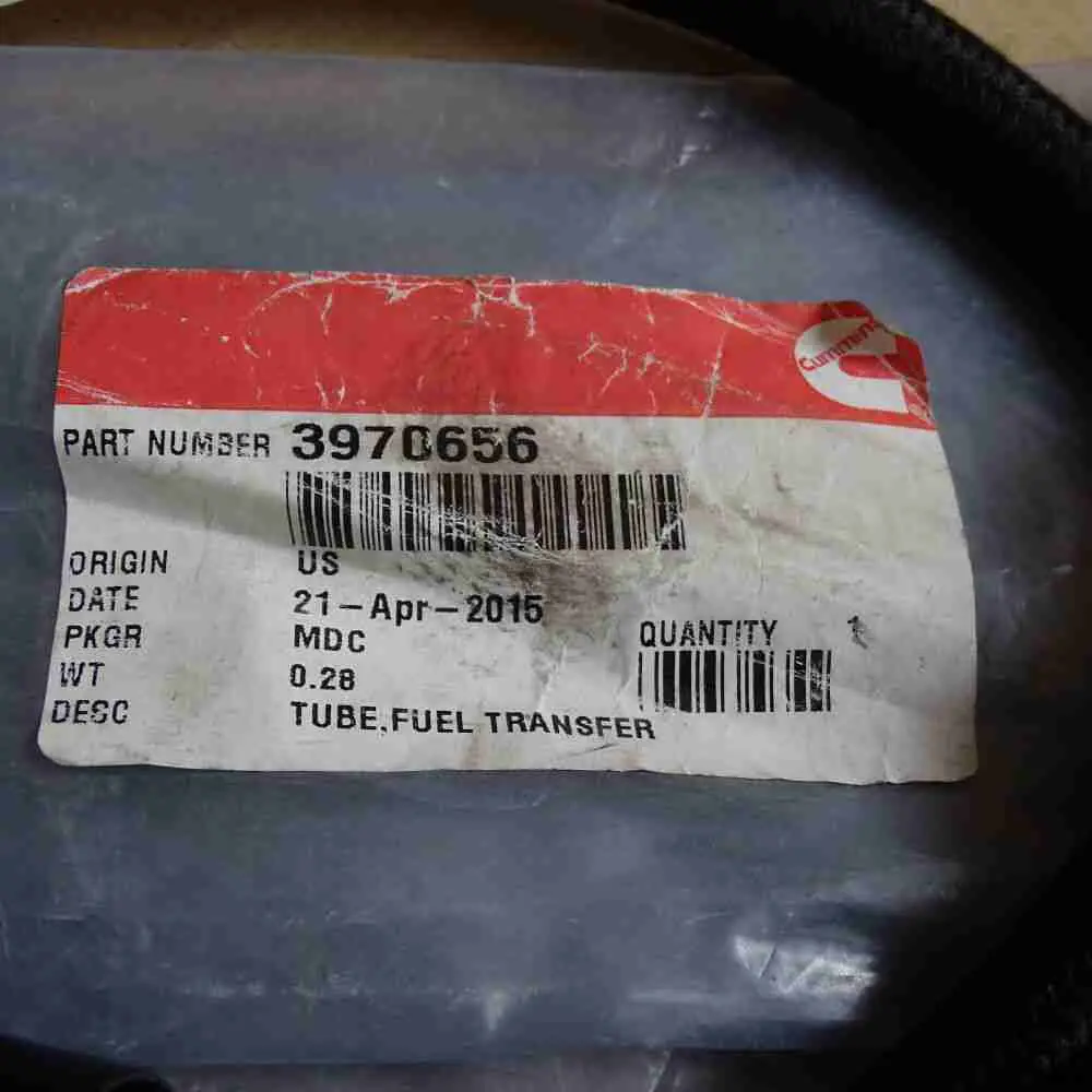 3970656 ISL QSL QSC Fuel Transfer Pipe - Image 2