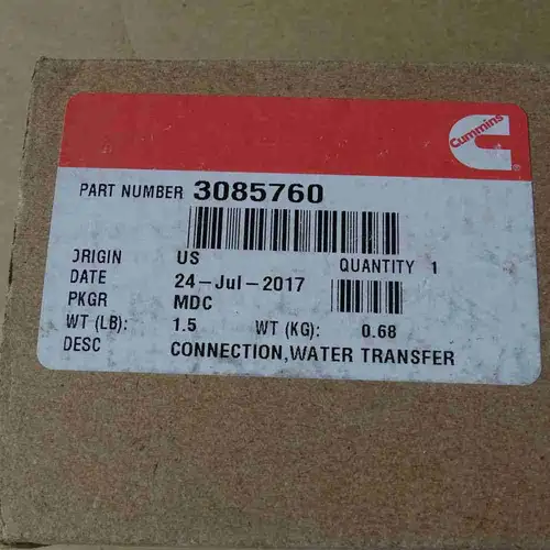 3085760 KTA19 K19 K38 Water Manifold - Image 2