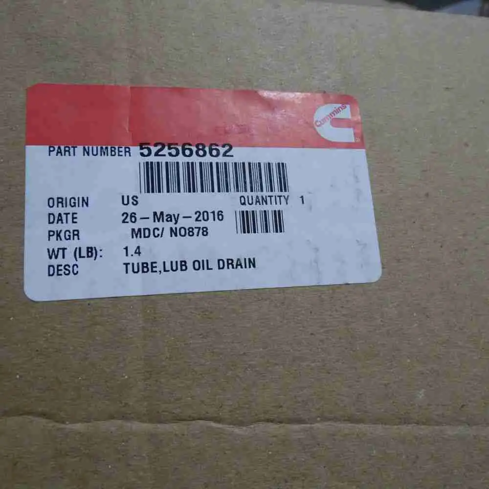 5256862 5369736 ISL QSL Crankshaft Pipe - Image 2