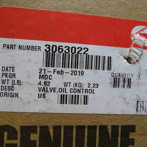 3063022 KTA19 K50 K38 Valve - Image 2