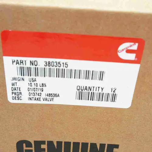 3803515 3088393 KTA19 K19 Intake Valve - Image 2