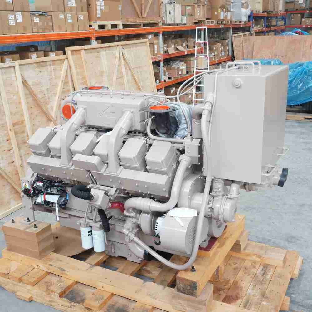 KTA38-MO Engine Assembly Heat Exchanger Sea Water Pump - Image 11